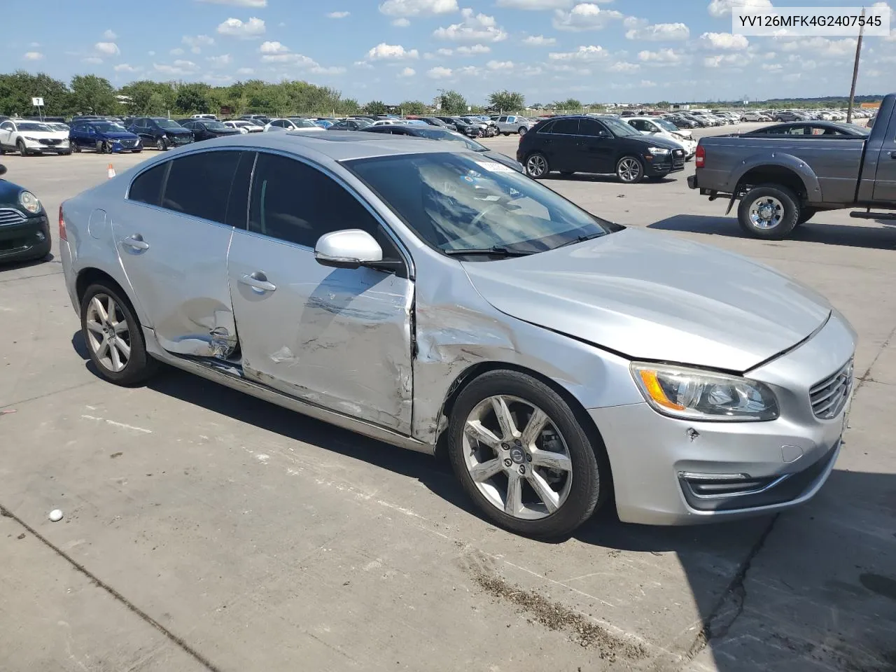 YV126MFK4G2407545 2016 Volvo S60 Premier