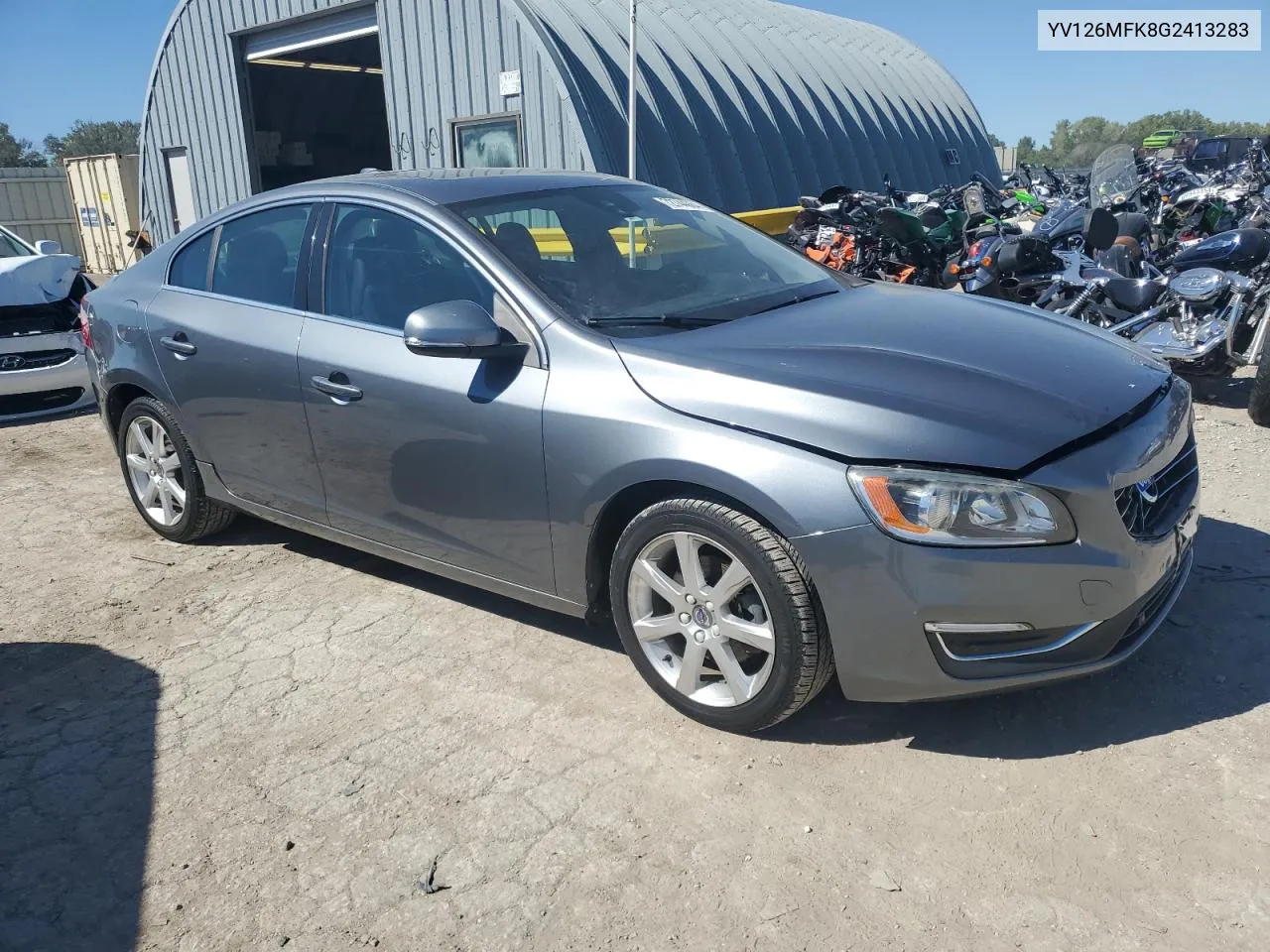 2016 Volvo S60 Premier VIN: YV126MFK8G2413283 Lot: 72744064