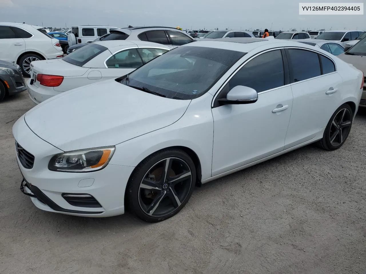 2016 Volvo S60 R Design VIN: YV126MFP4G2394405 Lot: 74030414