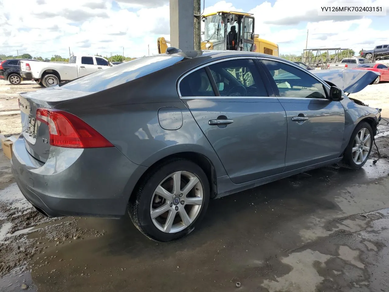 2016 Volvo S60 Premier VIN: YV126MFK7G2403151 Lot: 75232834