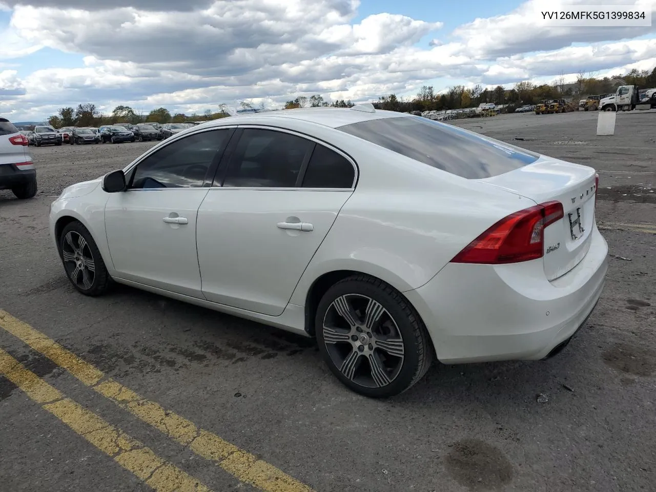 2016 Volvo S60 Premier VIN: YV126MFK5G1399834 Lot: 75712054