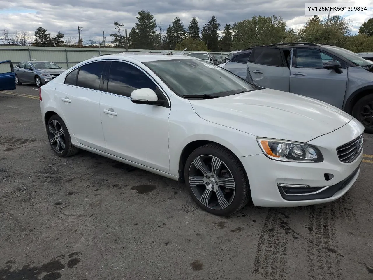 2016 Volvo S60 Premier VIN: YV126MFK5G1399834 Lot: 75712054