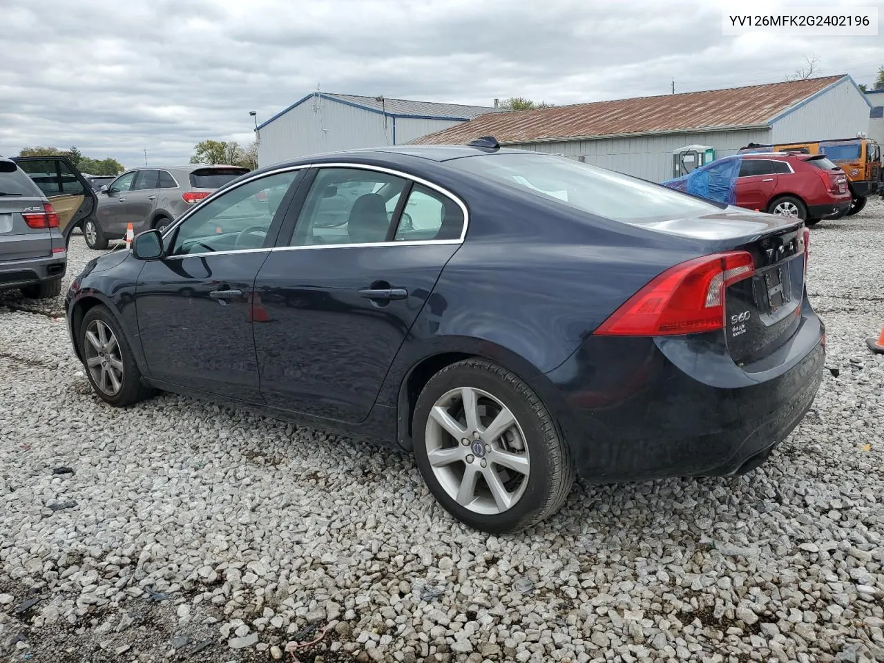 2016 Volvo S60 Premier VIN: YV126MFK2G2402196 Lot: 76394414