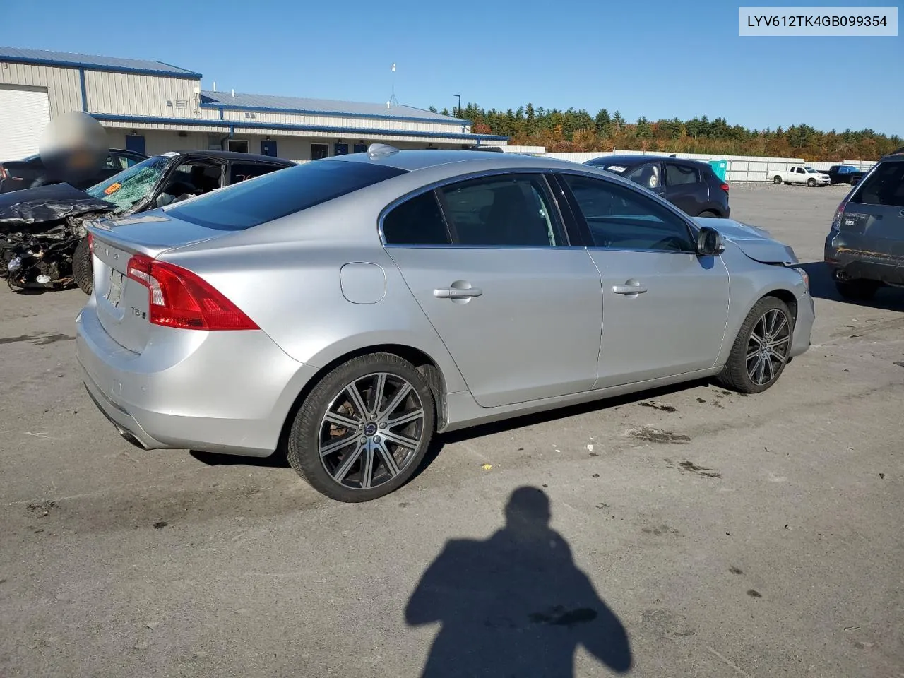 2016 Volvo S60 Premier VIN: LYV612TK4GB099354 Lot: 76477294