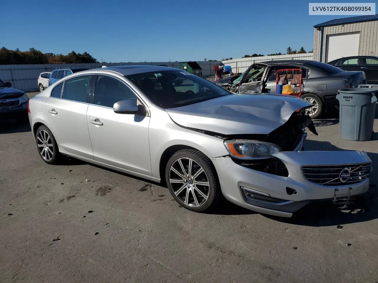 2016 Volvo S60 Premier VIN: LYV612TK4GB099354 Lot: 76477294