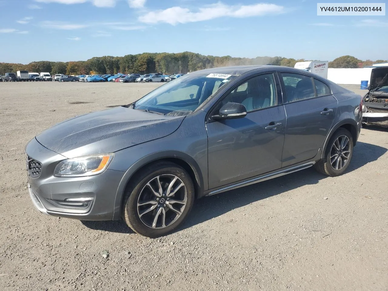 2016 Volvo S60 Cross Country T5 VIN: YV4612UM1G2001444 Lot: 76874694