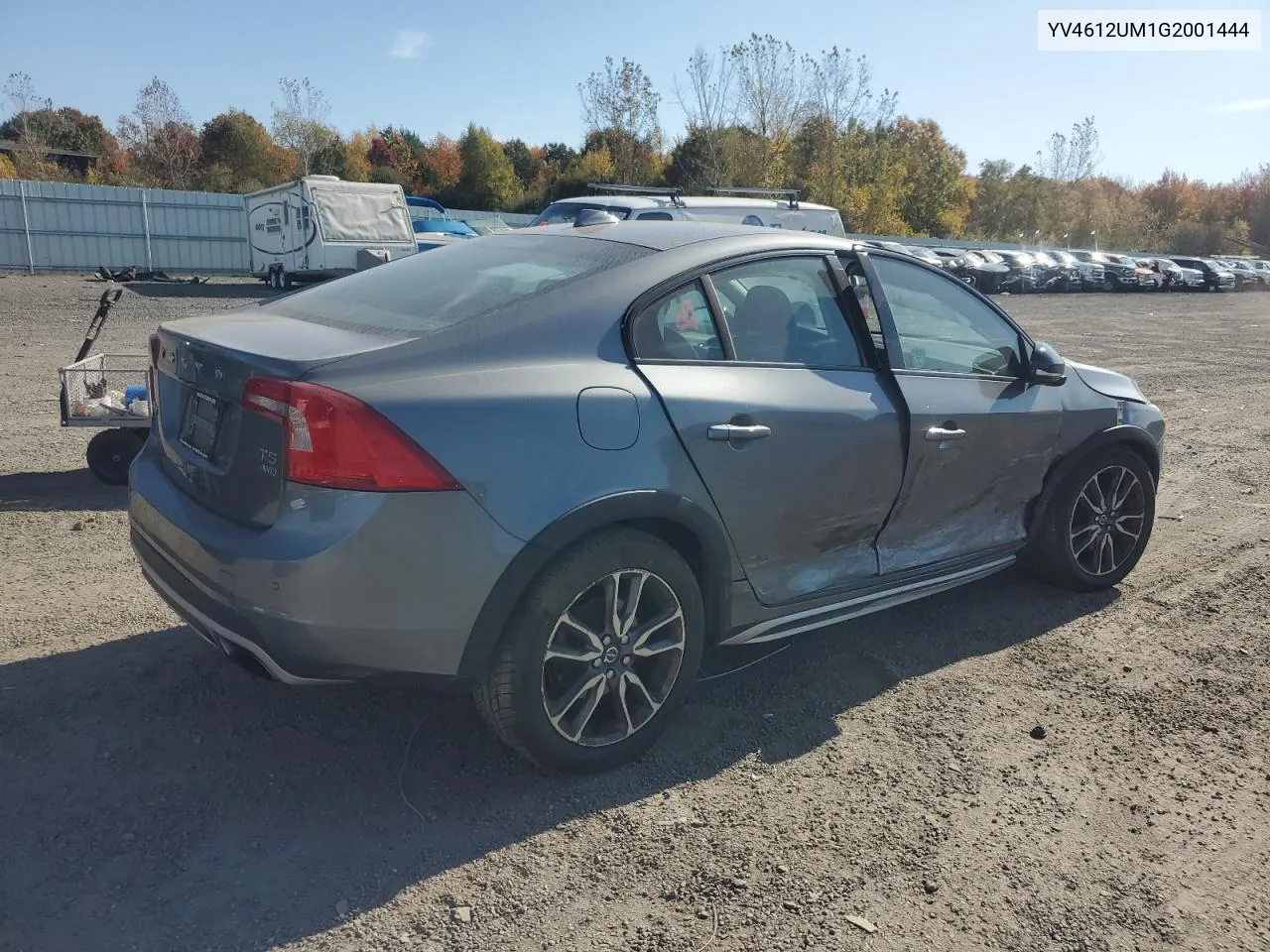 2016 Volvo S60 Cross Country T5 VIN: YV4612UM1G2001444 Lot: 76874694