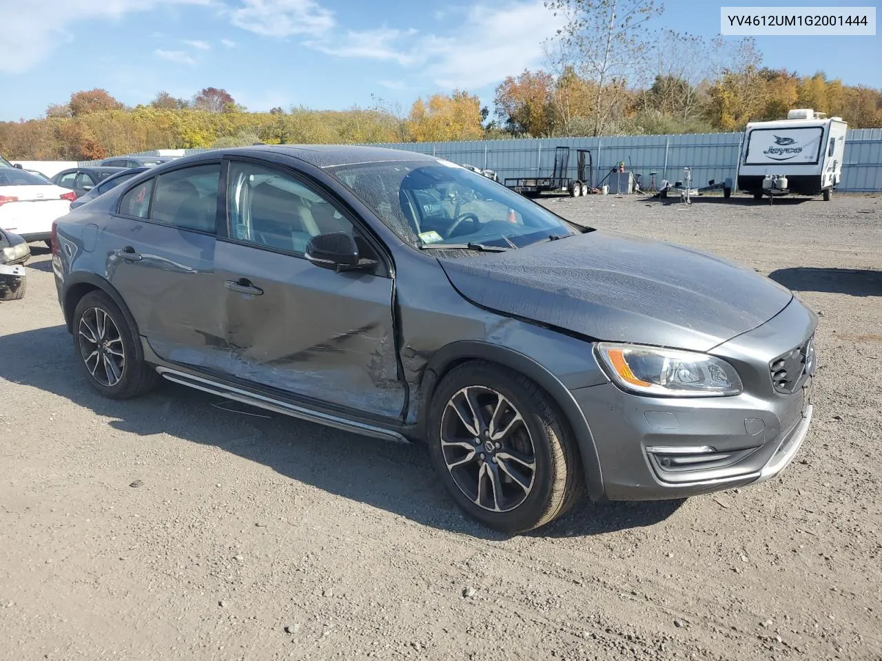 2016 Volvo S60 Cross Country T5 VIN: YV4612UM1G2001444 Lot: 76874694