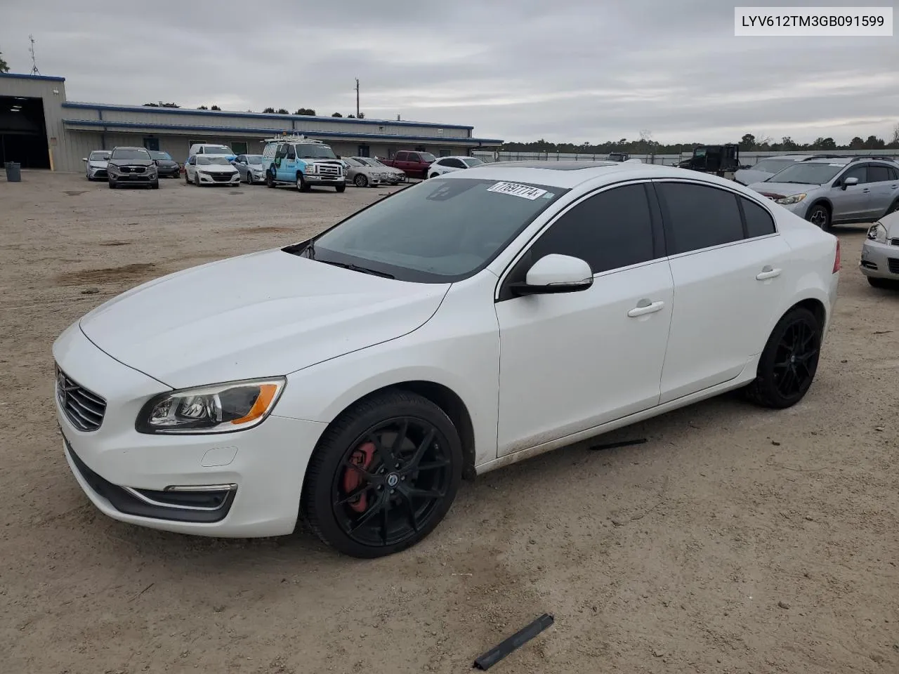 2016 Volvo S60 Platinum VIN: LYV612TM3GB091599 Lot: 77697774