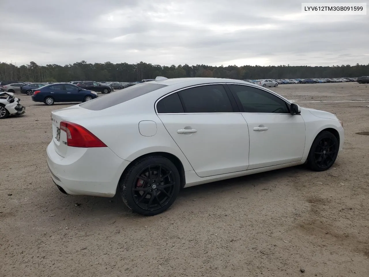 2016 Volvo S60 Platinum VIN: LYV612TM3GB091599 Lot: 77697774