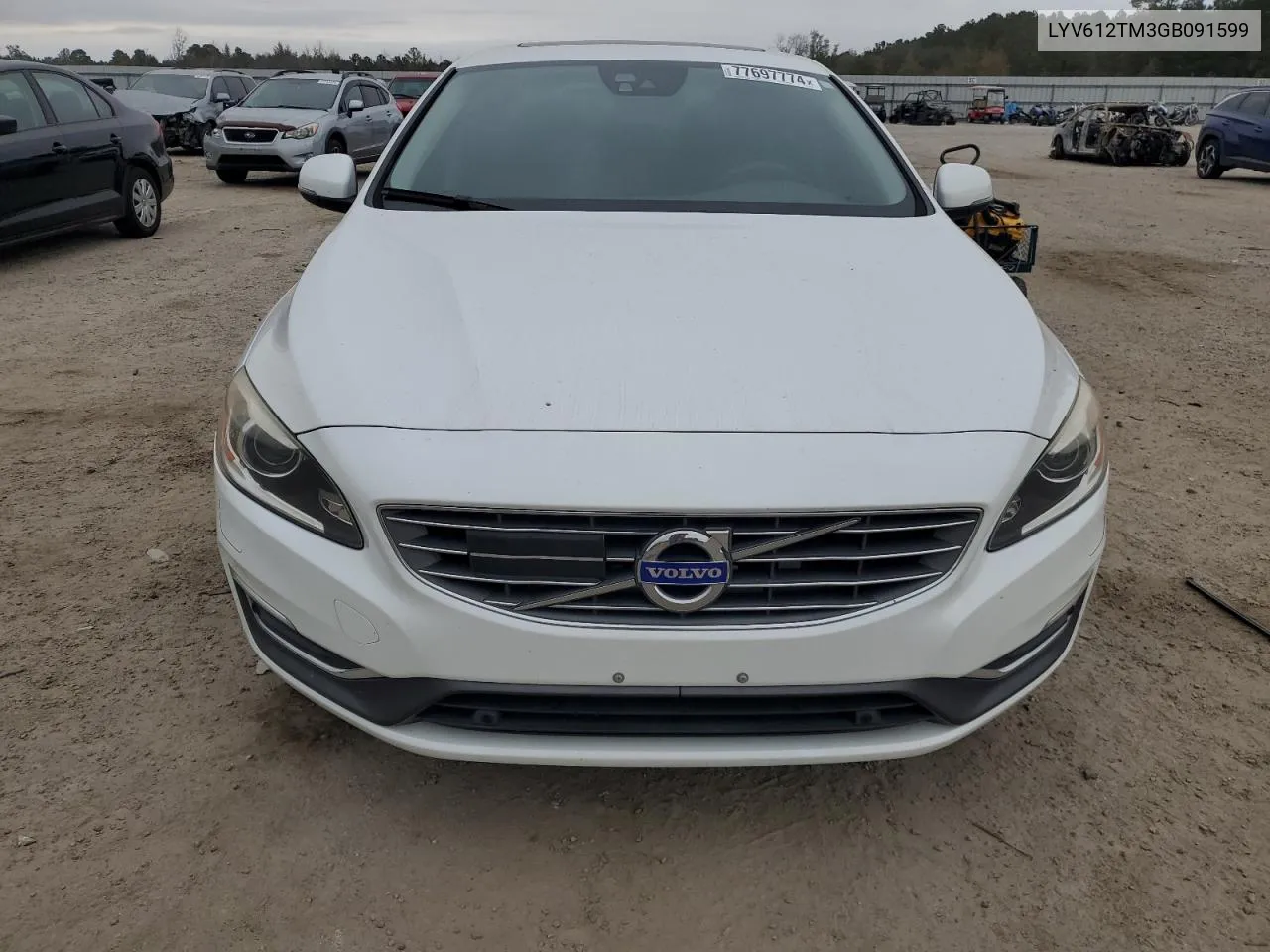 2016 Volvo S60 Platinum VIN: LYV612TM3GB091599 Lot: 77697774