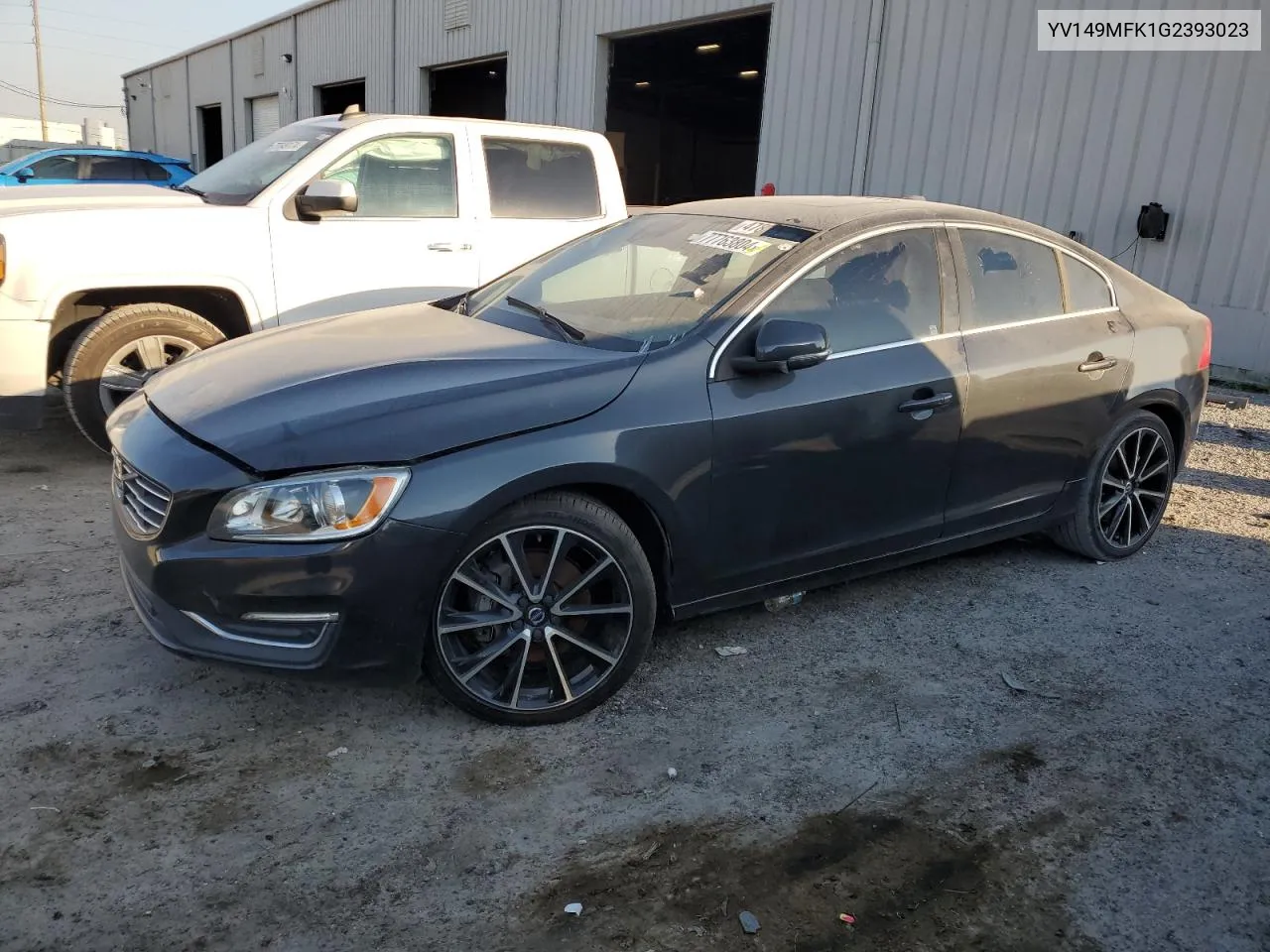 2016 Volvo S60 Premier VIN: YV149MFK1G2393023 Lot: 77763804