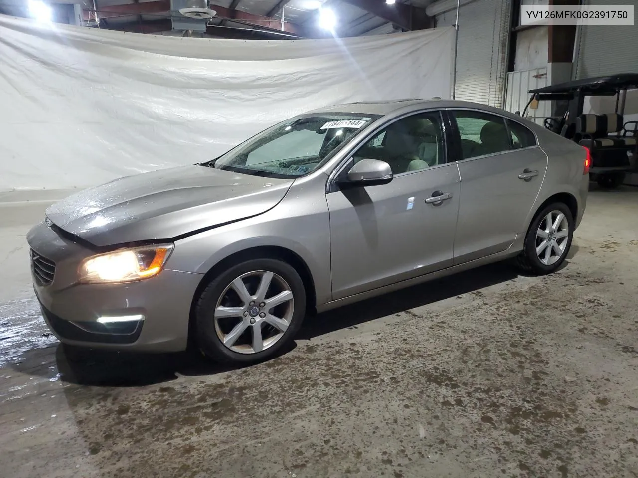 YV126MFK0G2391750 2016 Volvo S60 Premier