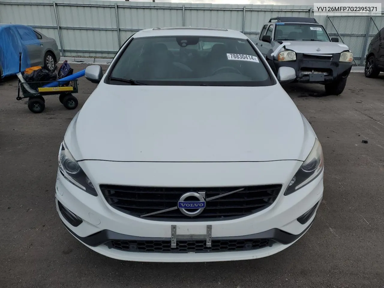 2016 Volvo S60 R Design VIN: YV126MFP7G2395371 Lot: 78830414