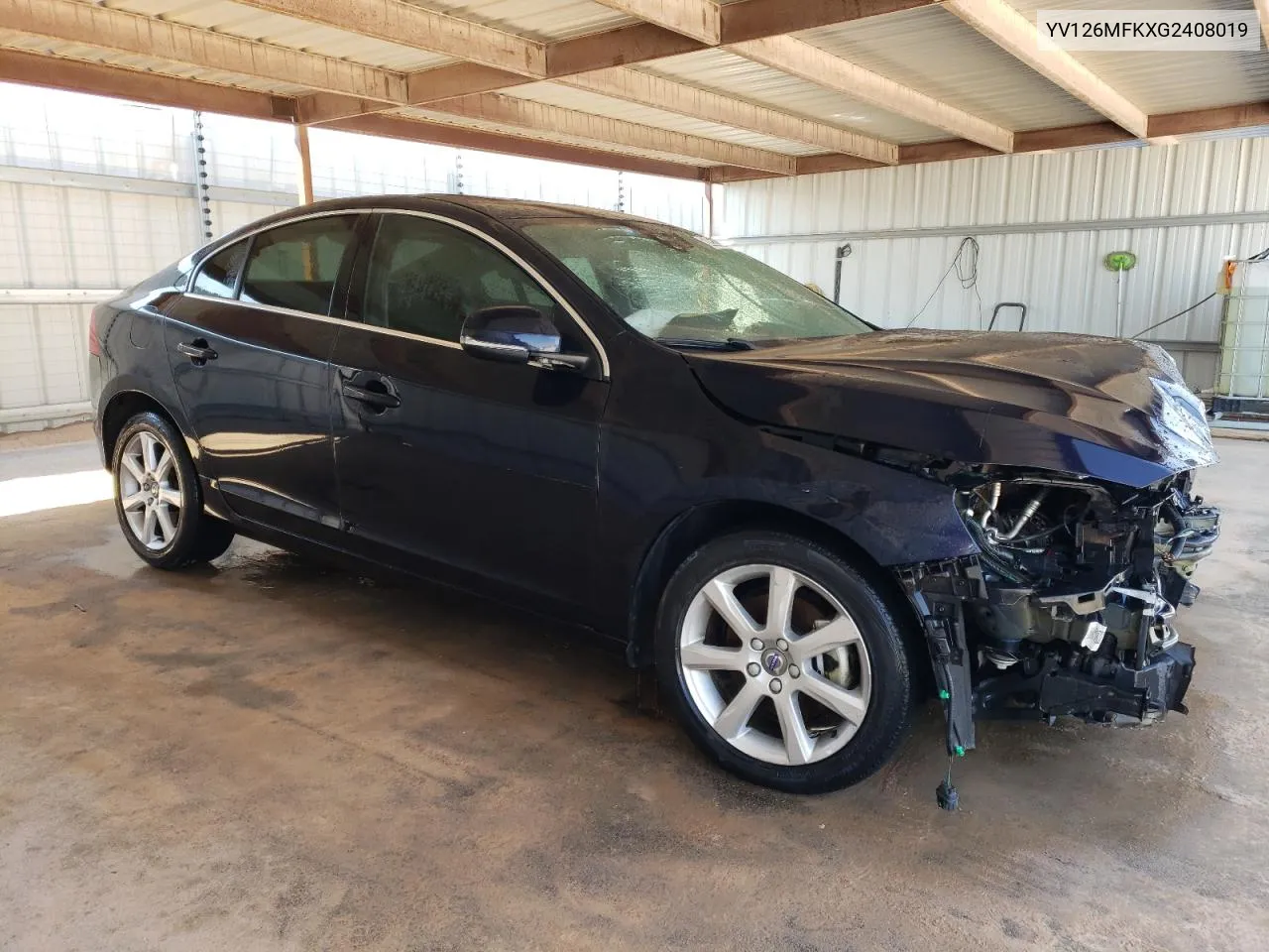 2016 Volvo S60 Premier VIN: YV126MFKXG2408019 Lot: 79077984