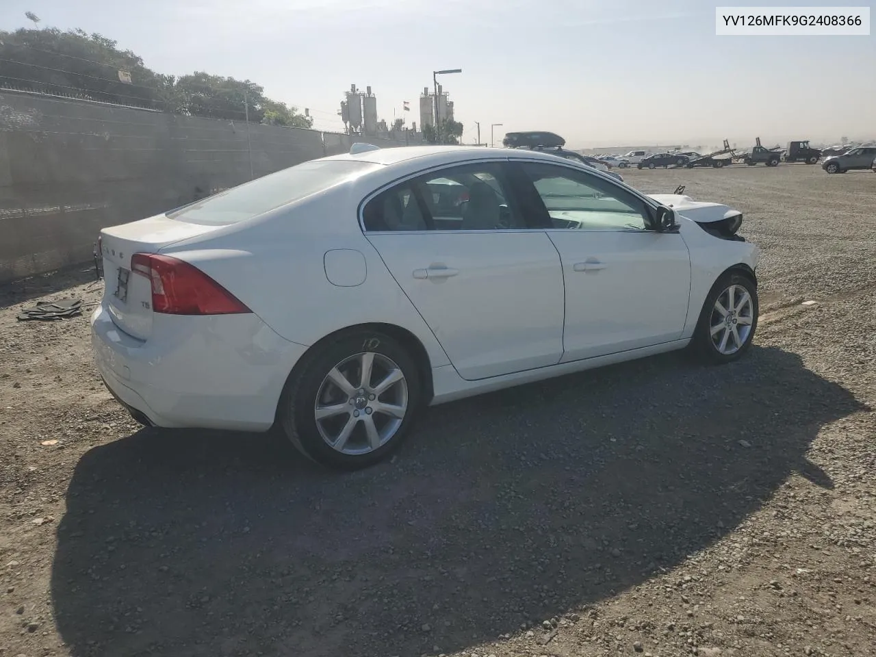 2016 Volvo S60 Premier VIN: YV126MFK9G2408366 Lot: 79512934