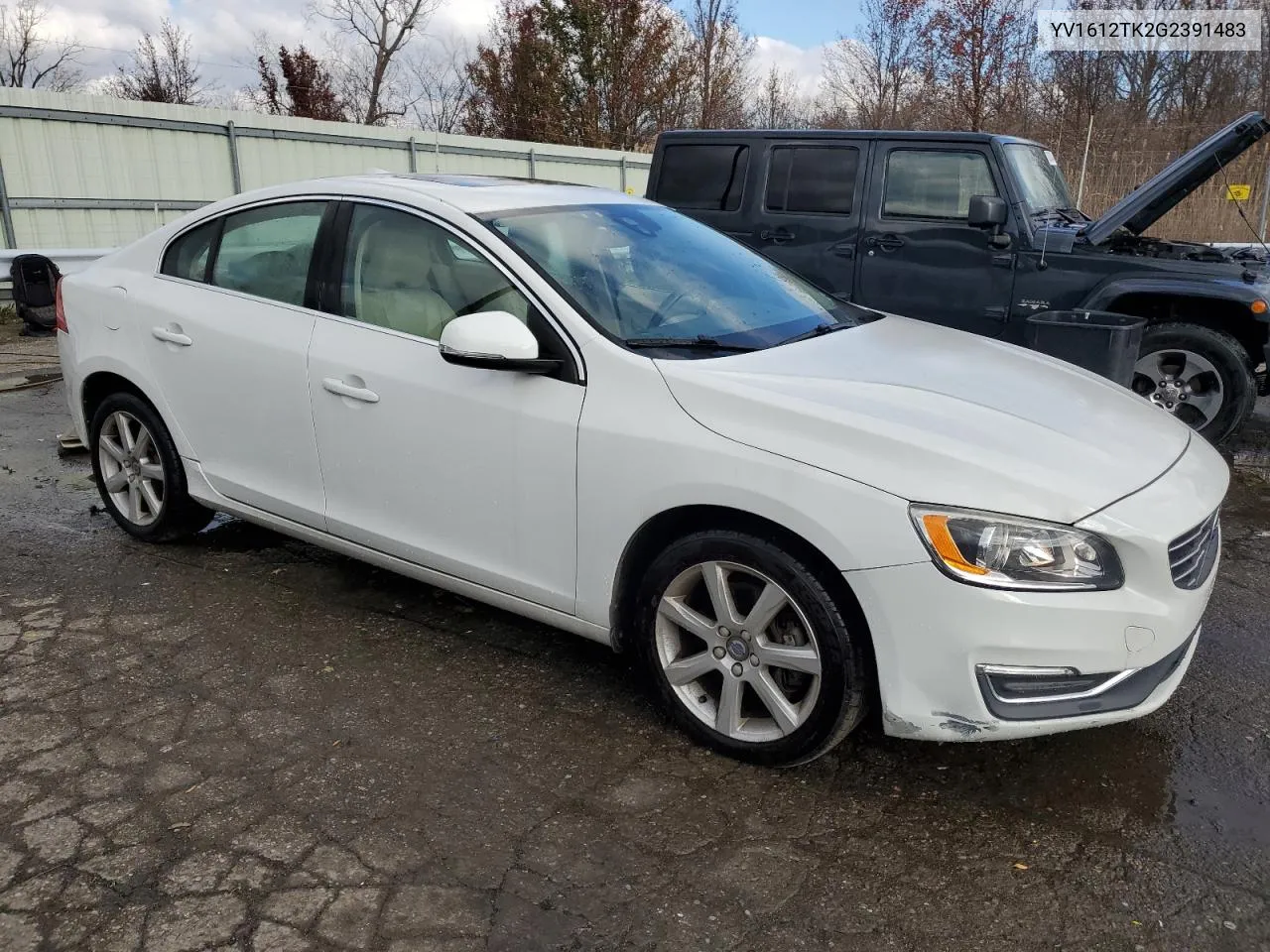 2016 Volvo S60 Premier VIN: YV1612TK2G2391483 Lot: 80432694