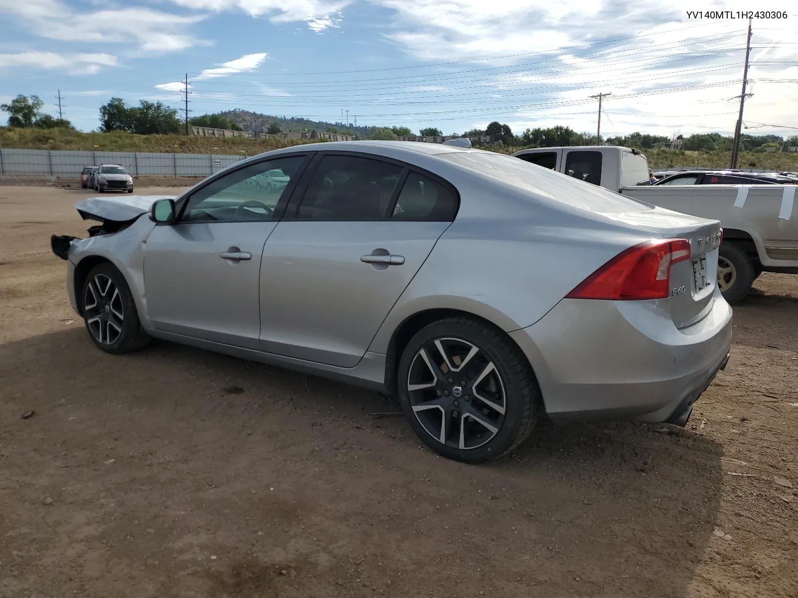 2017 Volvo S60 Dynamic VIN: YV140MTL1H2430306 Lot: 60769234