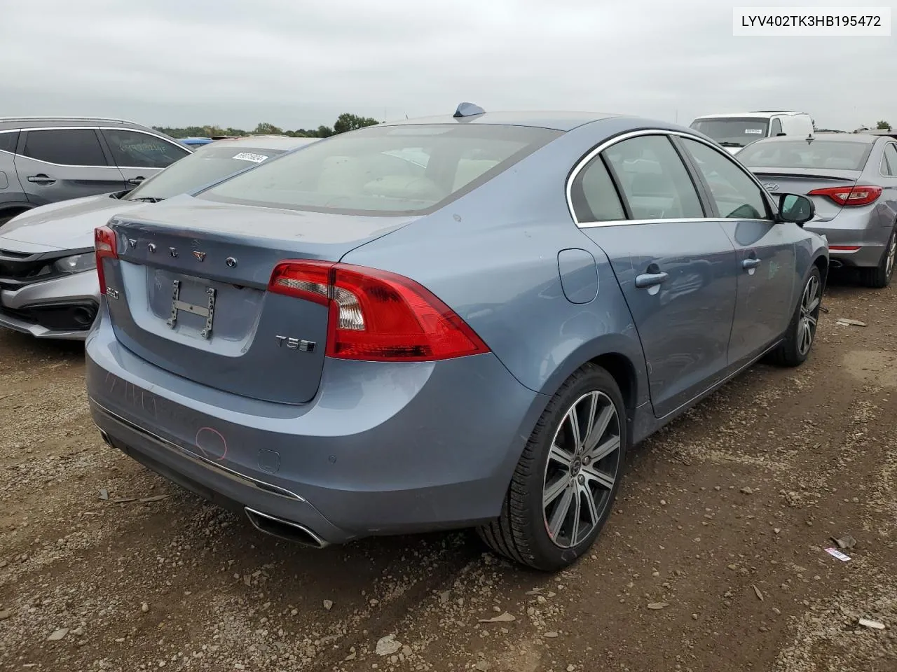 2017 Volvo S60 Premier VIN: LYV402TK3HB195472 Lot: 69336494