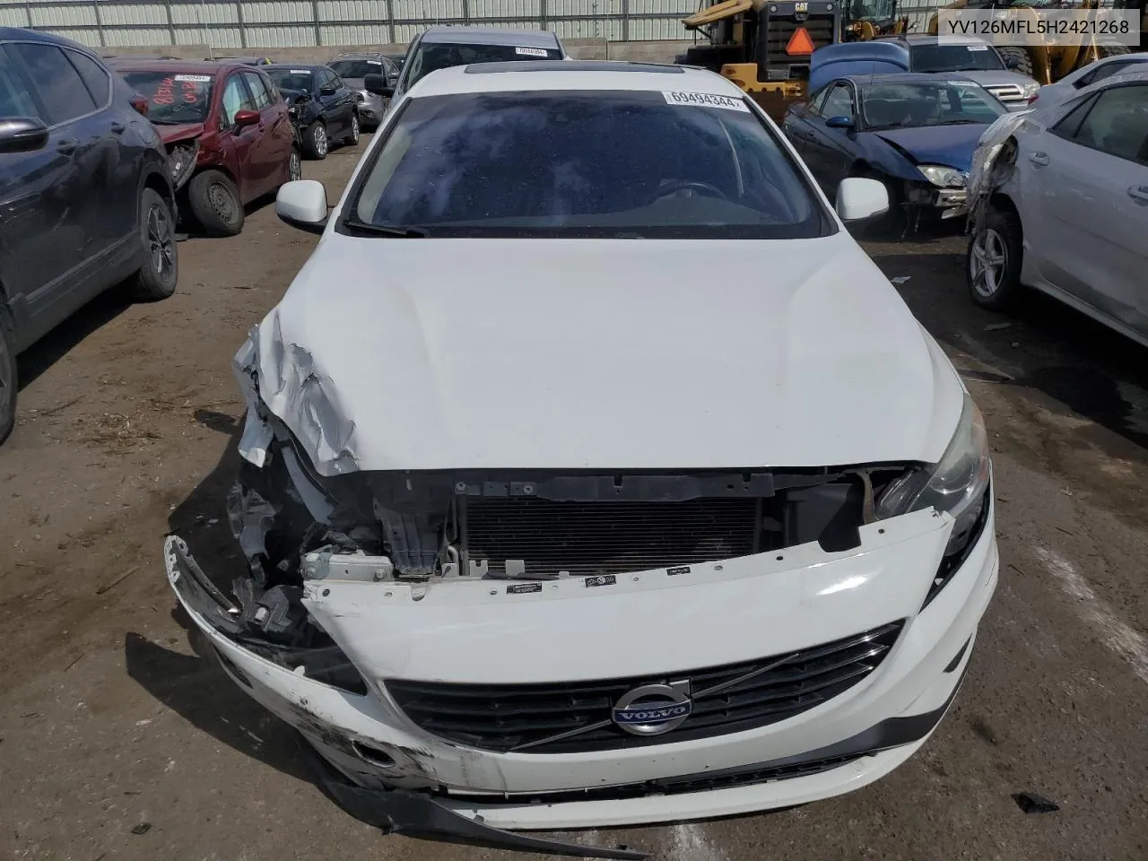 2017 Volvo S60 VIN: YV126MFL5H2421268 Lot: 69494344