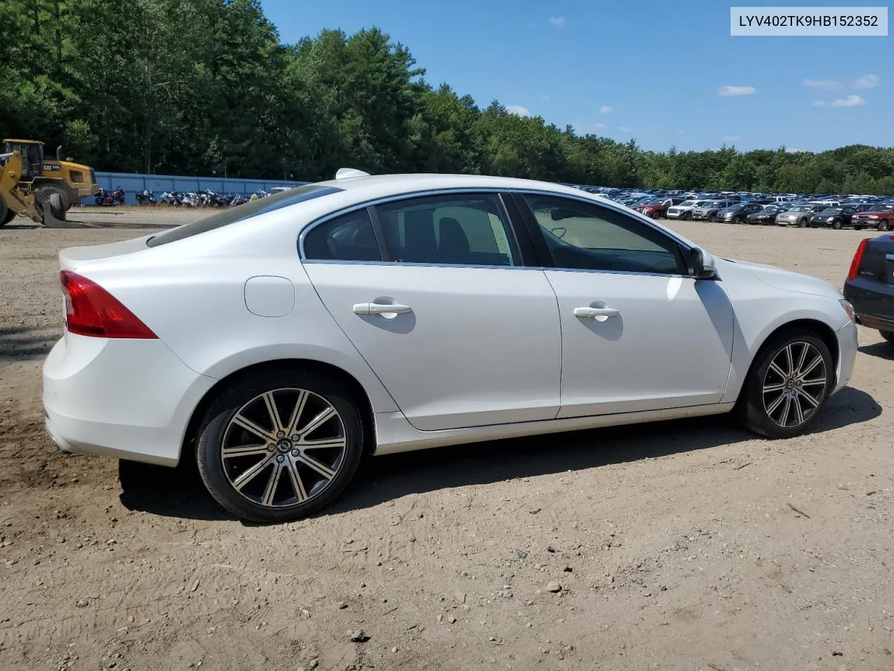 2017 Volvo S60 Premier VIN: LYV402TK9HB152352 Lot: 69867364