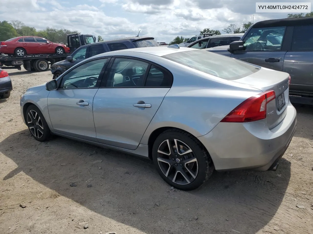 2017 Volvo S60 Dynamic VIN: YV140MTL0H2424772 Lot: 70465854