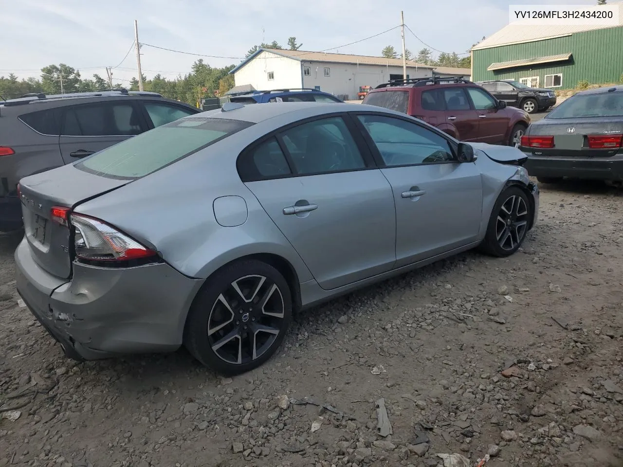 2017 Volvo S60 VIN: YV126MFL3H2434200 Lot: 72027424