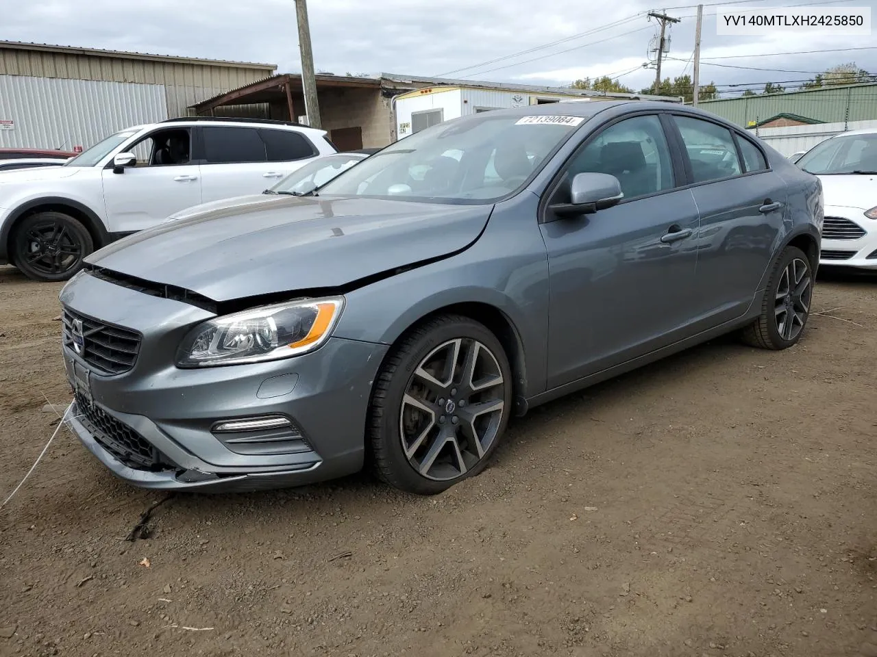 2017 Volvo S60 Dynamic VIN: YV140MTLXH2425850 Lot: 72139084