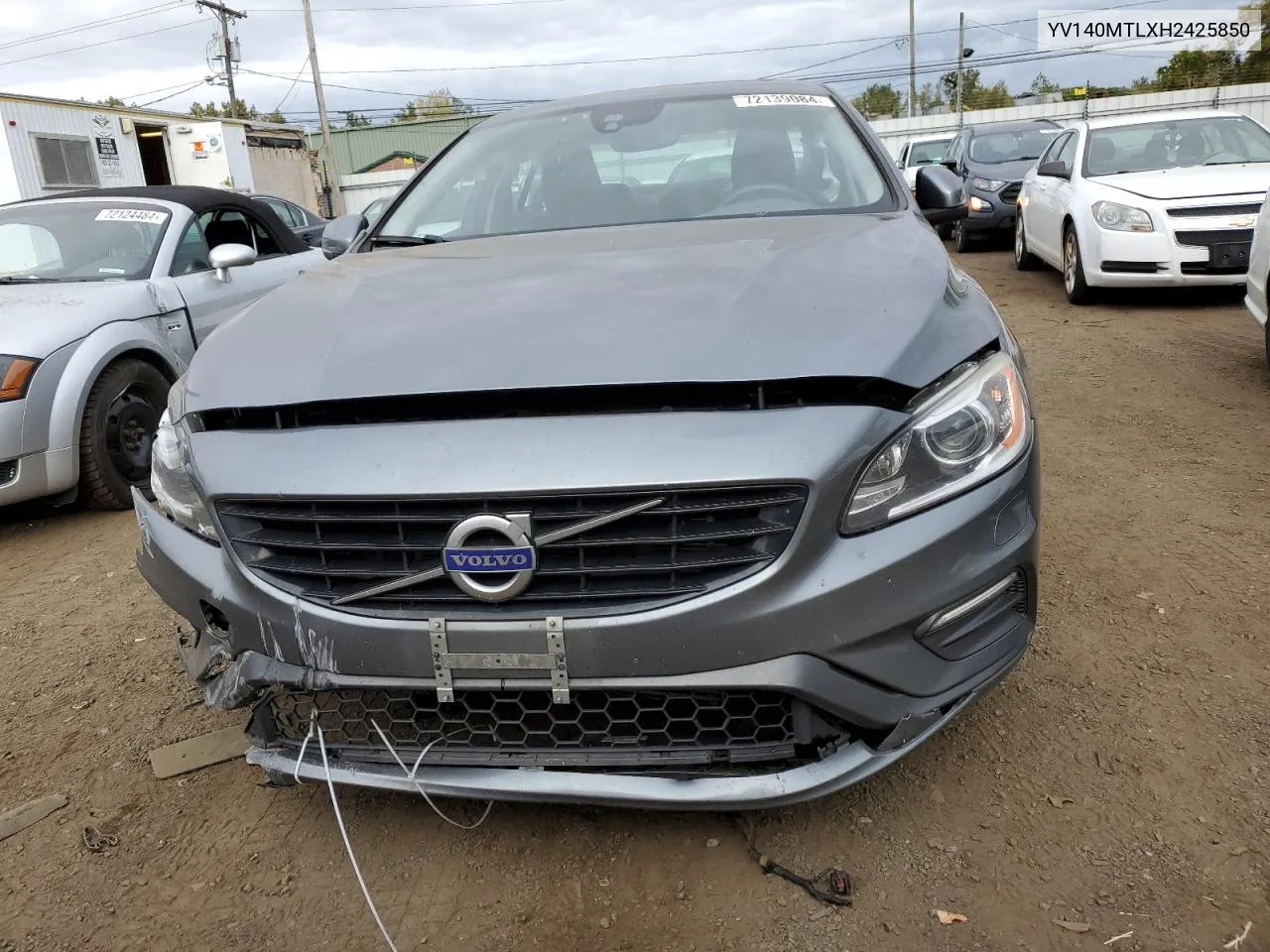 2017 Volvo S60 Dynamic VIN: YV140MTLXH2425850 Lot: 72139084