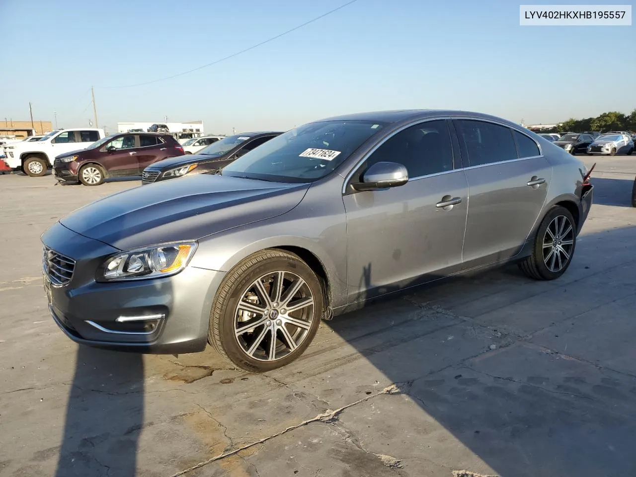 2017 Volvo S60 Premier VIN: LYV402HKXHB195557 Lot: 73471624