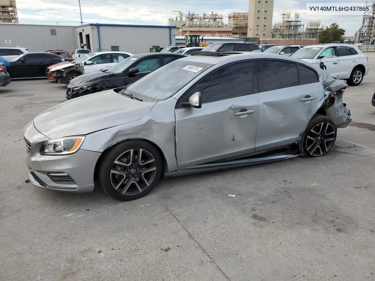 2017 Volvo S60 Dynamic VIN: YV140MTL6H2437865 Lot: 73490724