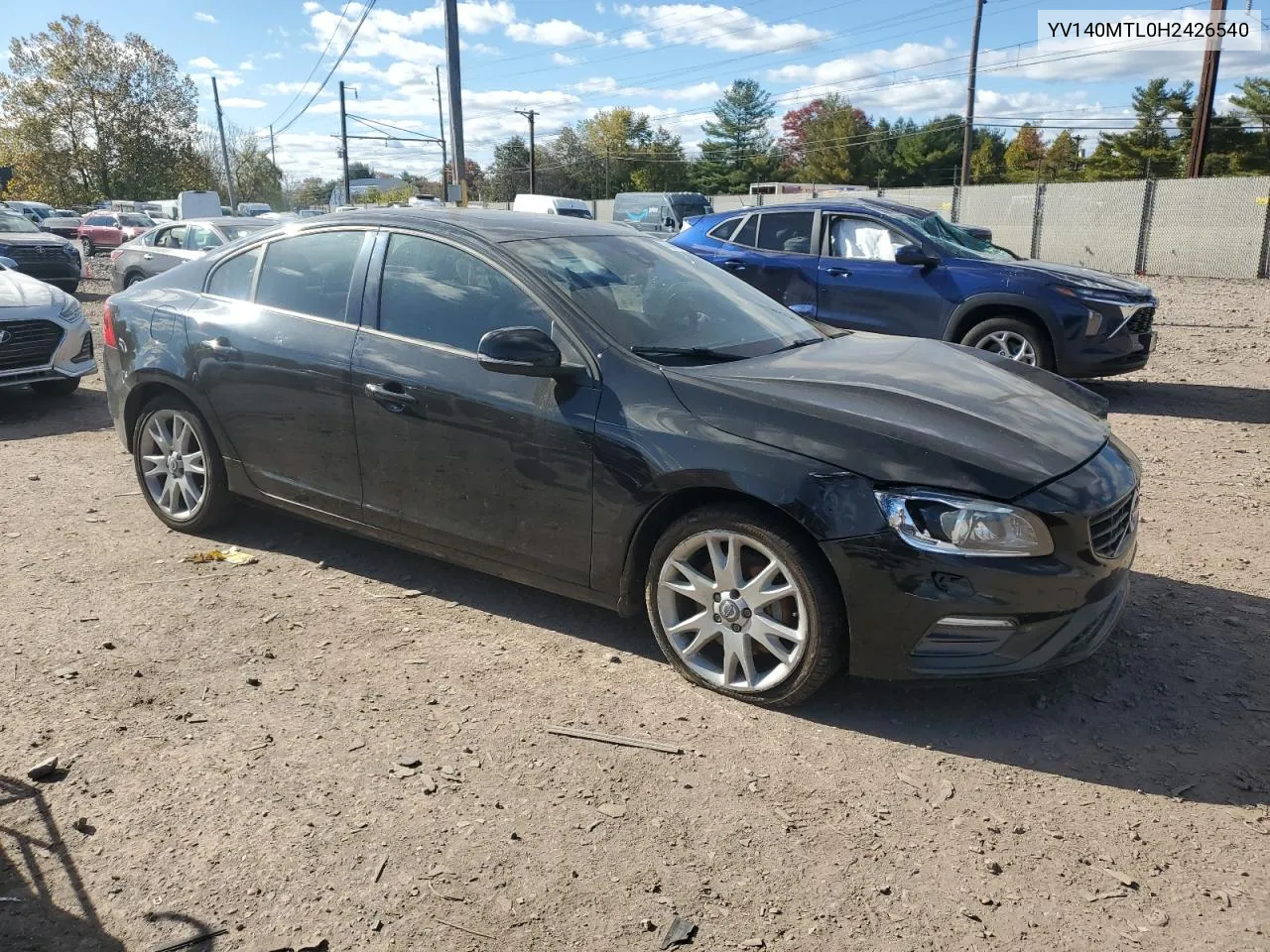 2017 Volvo S60 Dynamic VIN: YV140MTL0H2426540 Lot: 73634474