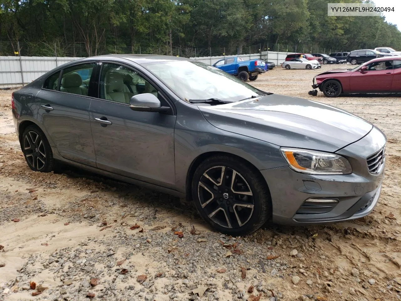 2017 Volvo S60 VIN: YV126MFL9H2420494 Lot: 73895074