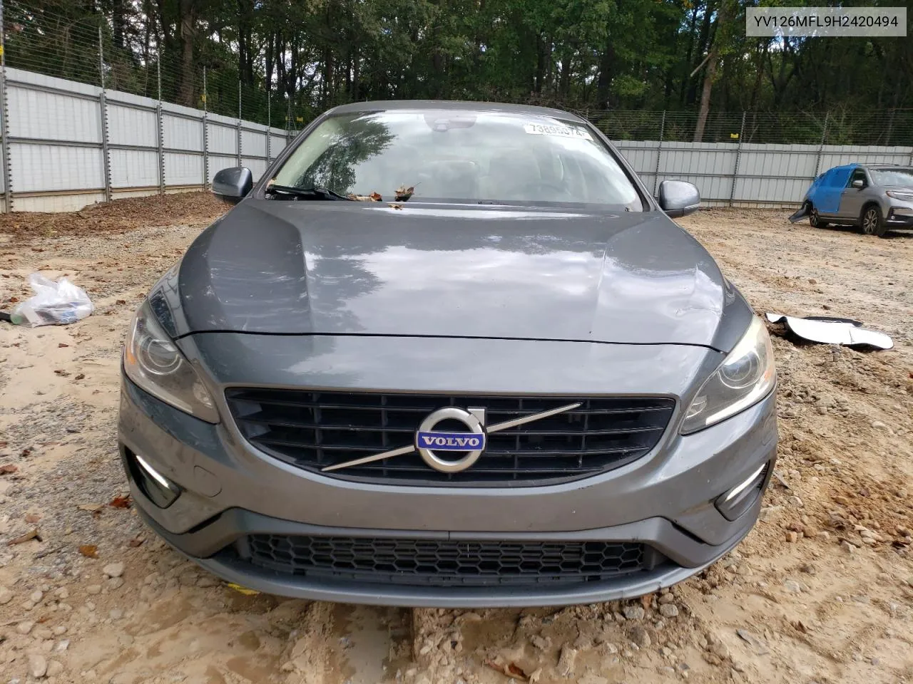 2017 Volvo S60 VIN: YV126MFL9H2420494 Lot: 73895074