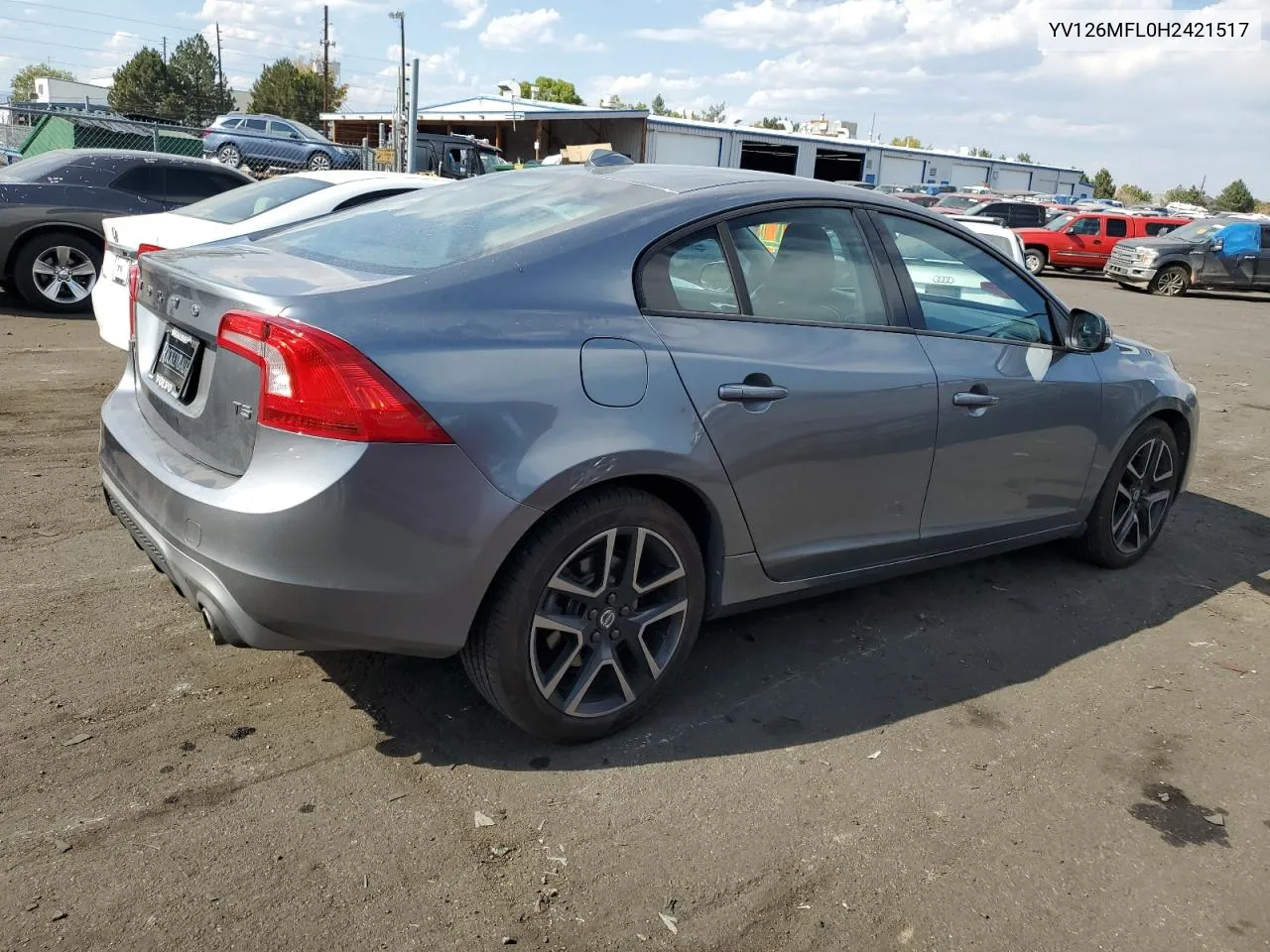 2017 Volvo S60 VIN: YV126MFL0H2421517 Lot: 75290854