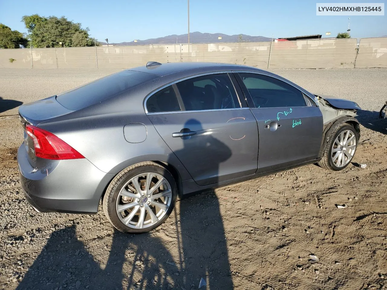 2017 Volvo S60 Platinum VIN: LYV402HMXHB125445 Lot: 75838194