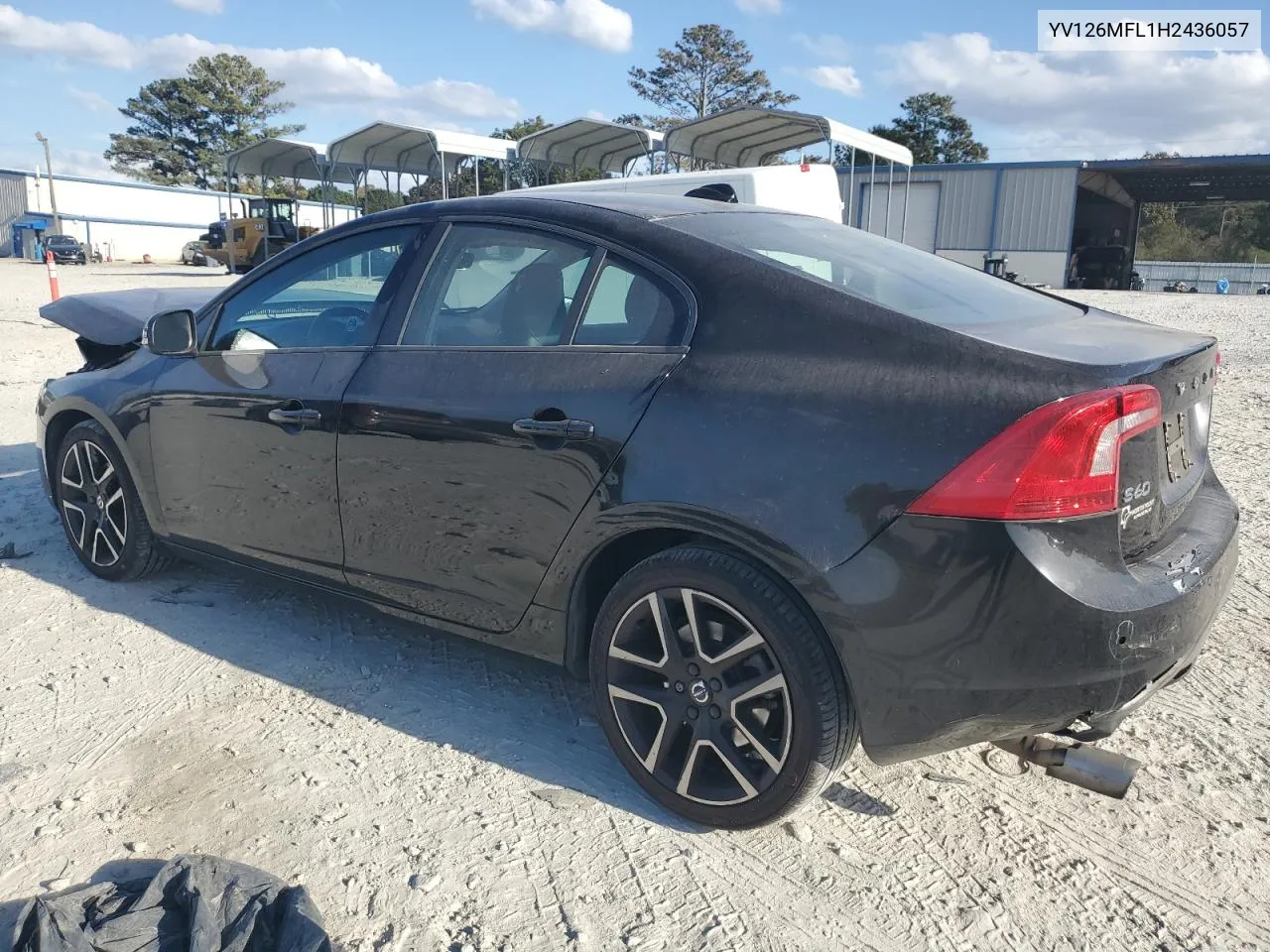 YV126MFL1H2436057 2017 Volvo S60