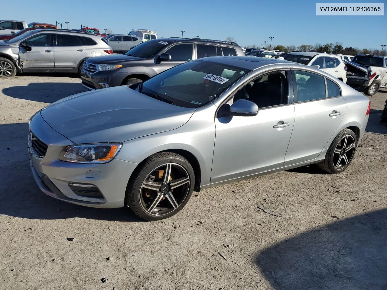 2017 Volvo S60 VIN: YV126MFL1H2436365 Lot: 80419314