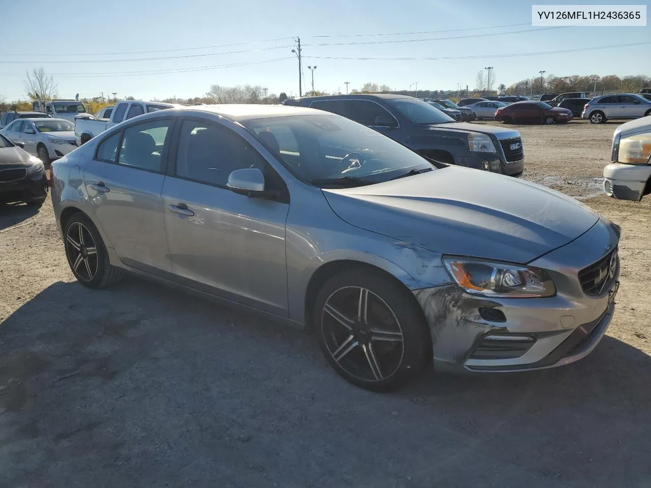 2017 Volvo S60 VIN: YV126MFL1H2436365 Lot: 80419314