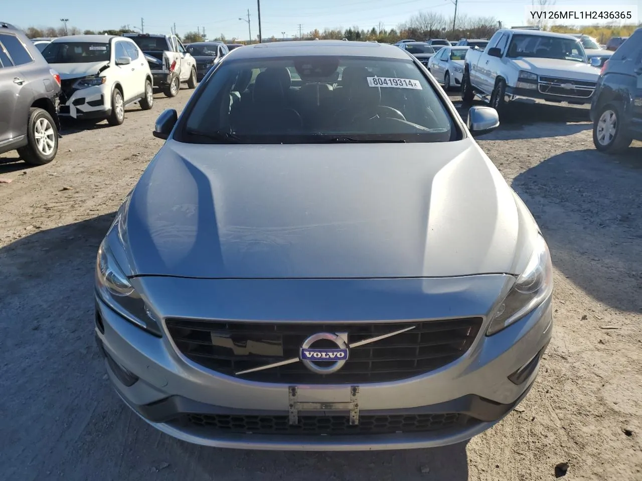 2017 Volvo S60 VIN: YV126MFL1H2436365 Lot: 80419314