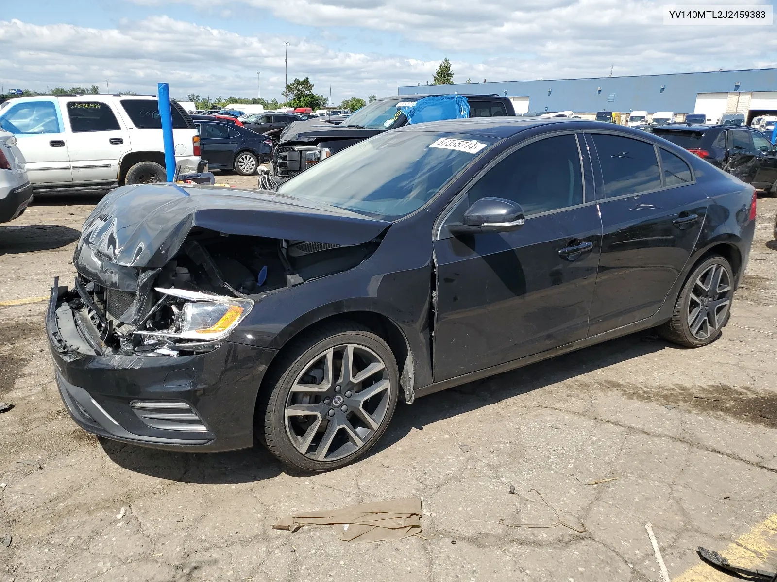 2018 Volvo S60 Dynamic VIN: YV140MTL2J2459383 Lot: 67355714