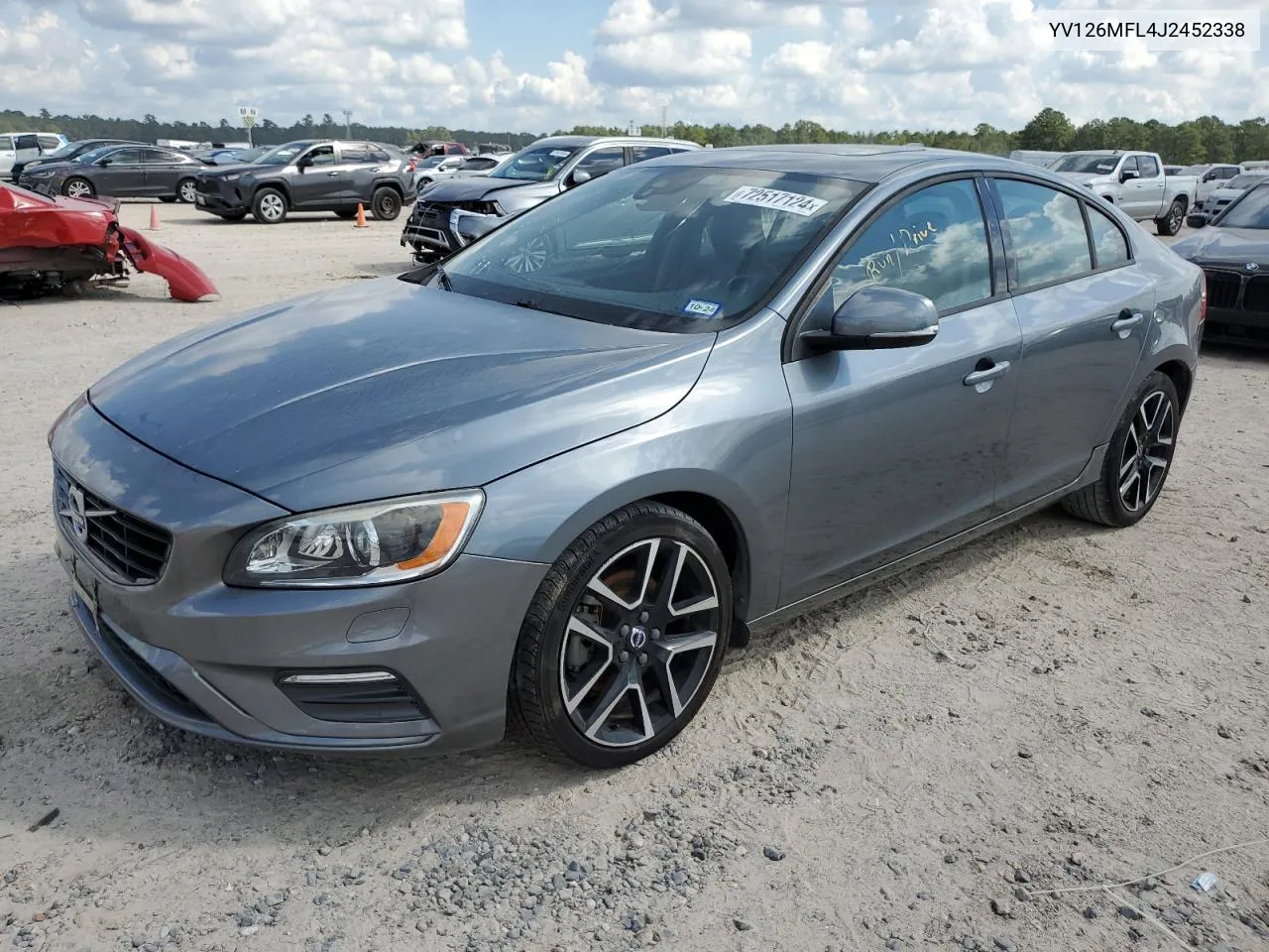 2018 Volvo S60 Dynamic VIN: YV126MFL4J2452338 Lot: 72517124