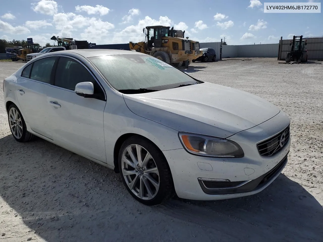 2018 Volvo S60 Platinum VIN: LYV402HM6JB172770 Lot: 76245474