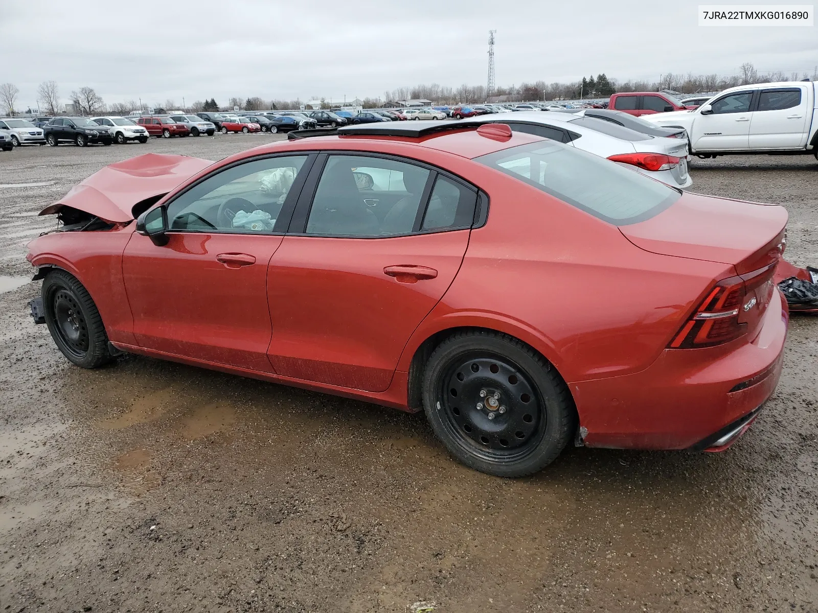 7JRA22TMXKG016890 2019 Volvo S60 T6 R-Design