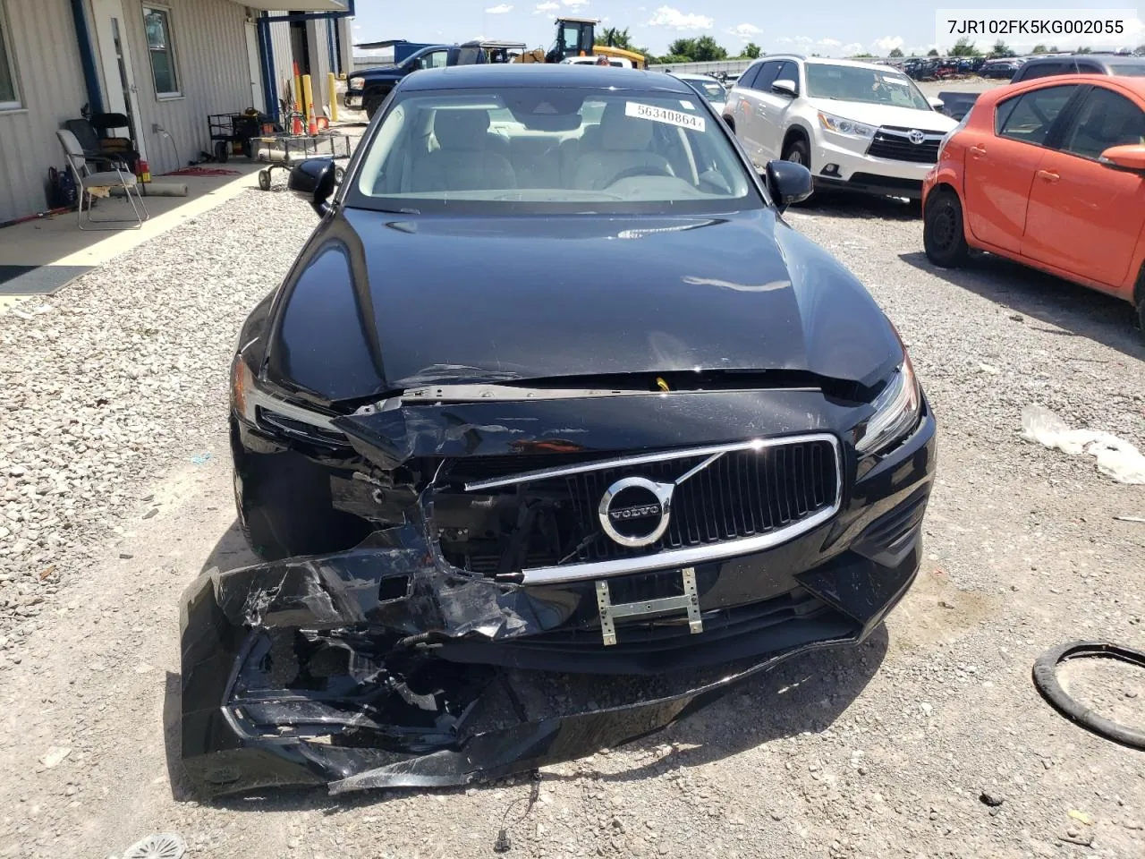 2019 Volvo S60 T5 Momentum VIN: 7JR102FK5KG002055 Lot: 56340864