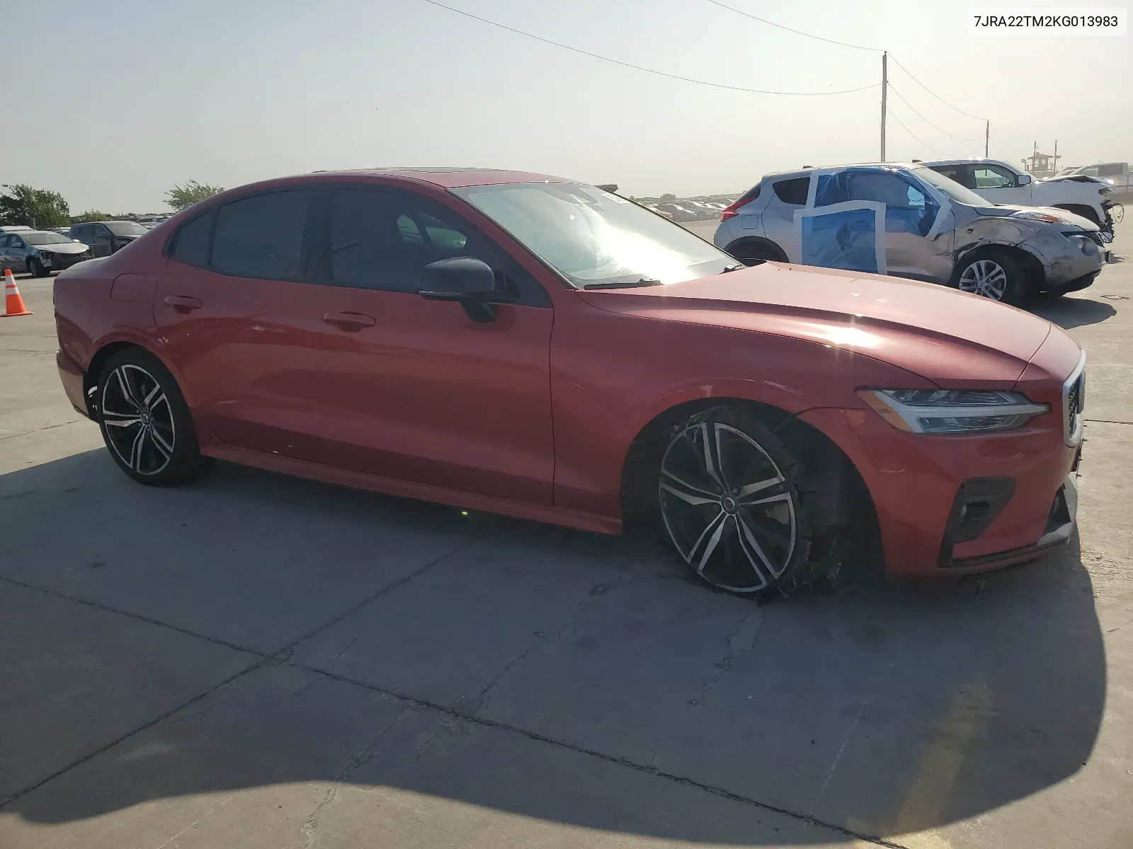 2019 Volvo S60 T6 R-Design VIN: 7JRA22TM2KG013983 Lot: 63041694