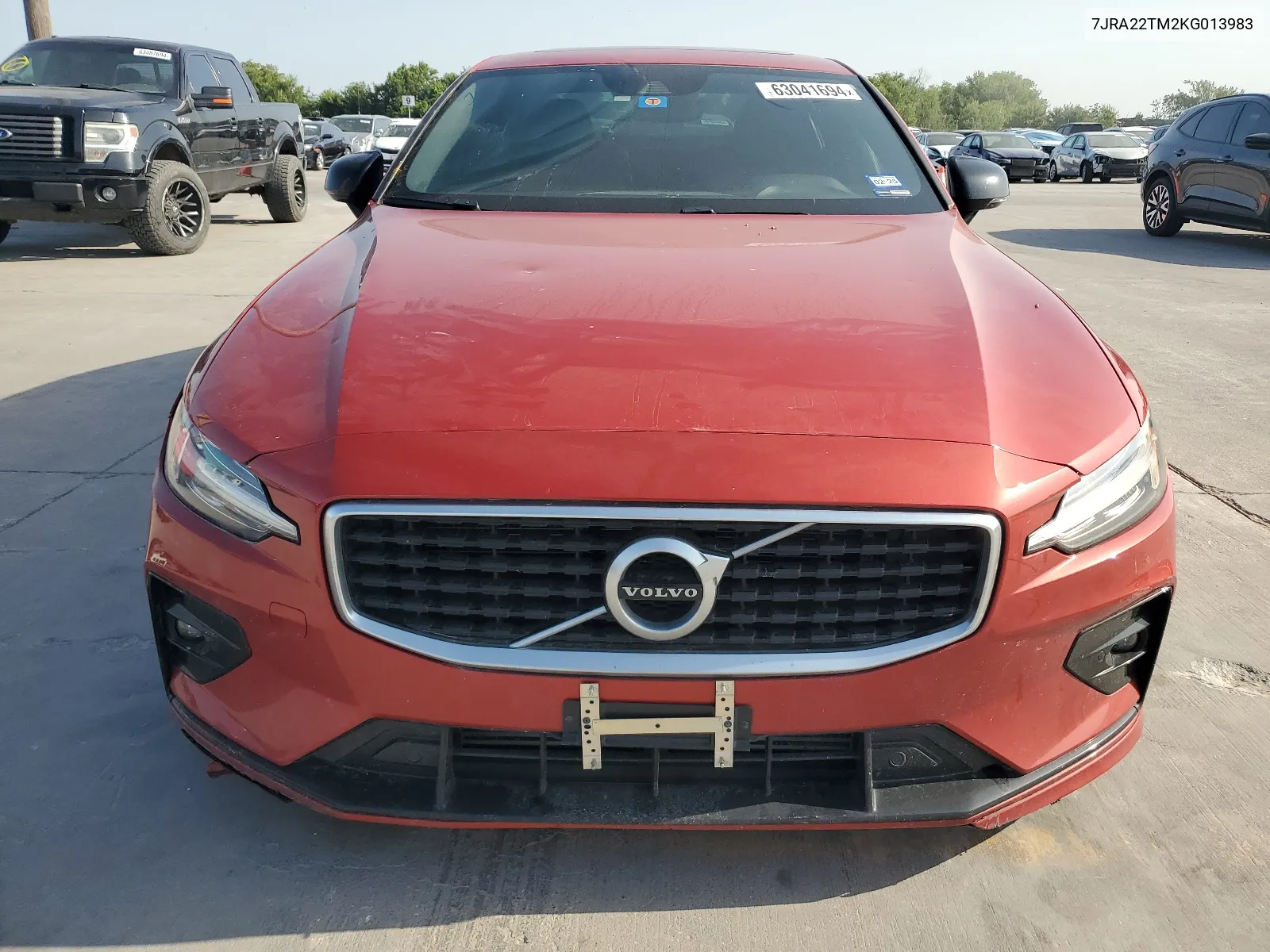 2019 Volvo S60 T6 R-Design VIN: 7JRA22TM2KG013983 Lot: 63041694