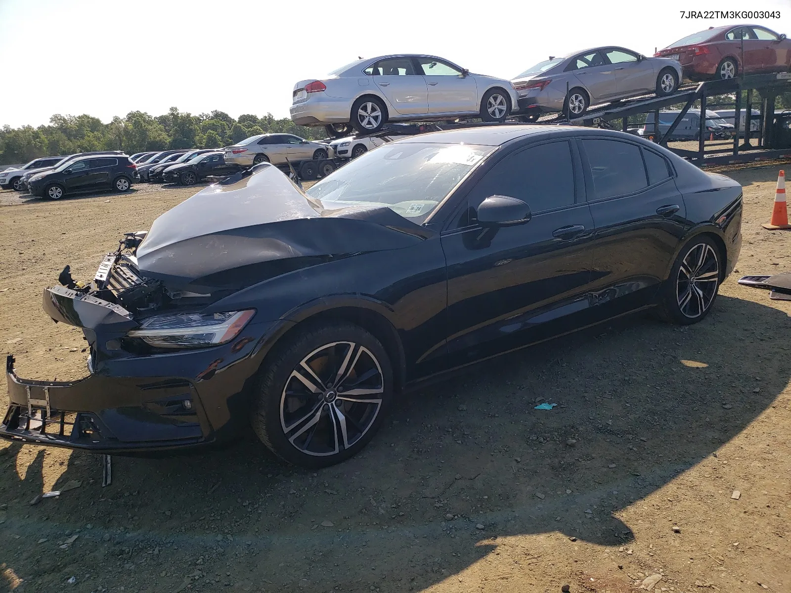 2019 Volvo S60 T6 R-Design VIN: 7JRA22TM3KG003043 Lot: 63436724