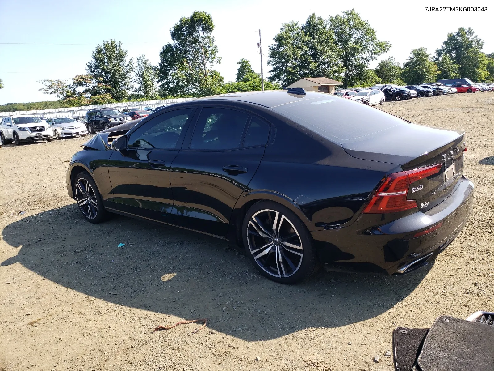 2019 Volvo S60 T6 R-Design VIN: 7JRA22TM3KG003043 Lot: 63436724