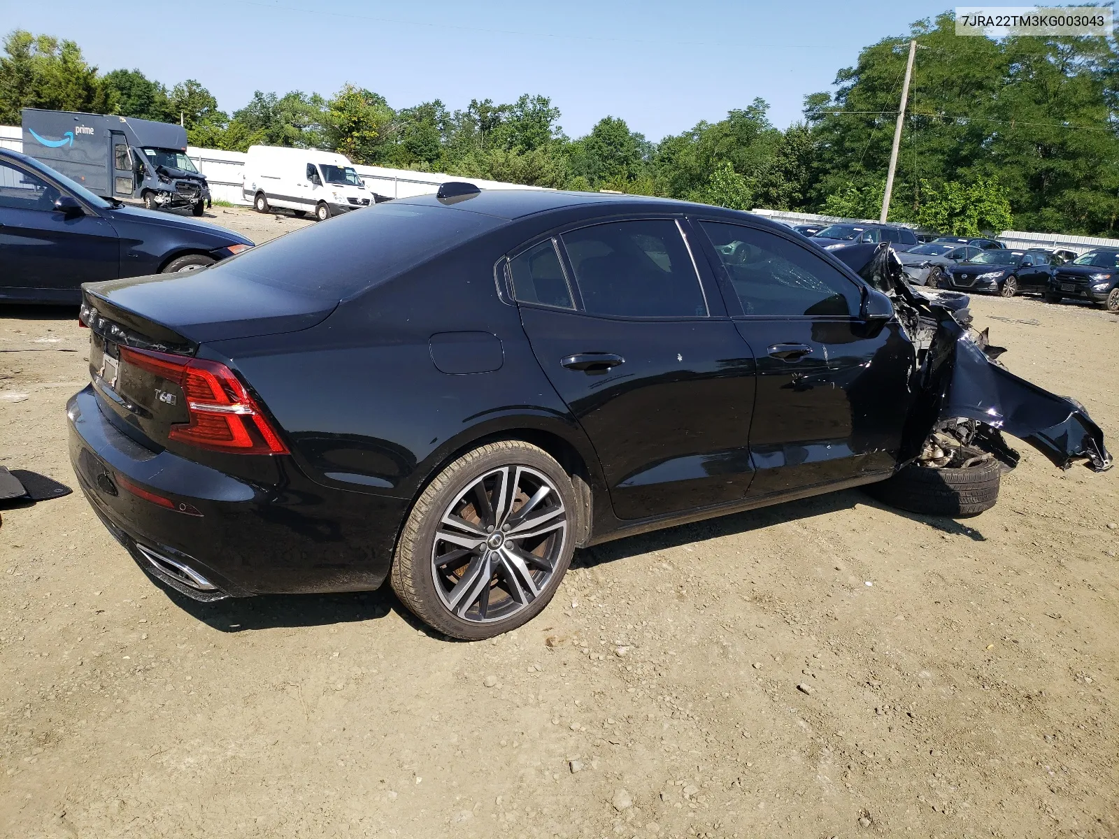 2019 Volvo S60 T6 R-Design VIN: 7JRA22TM3KG003043 Lot: 63436724